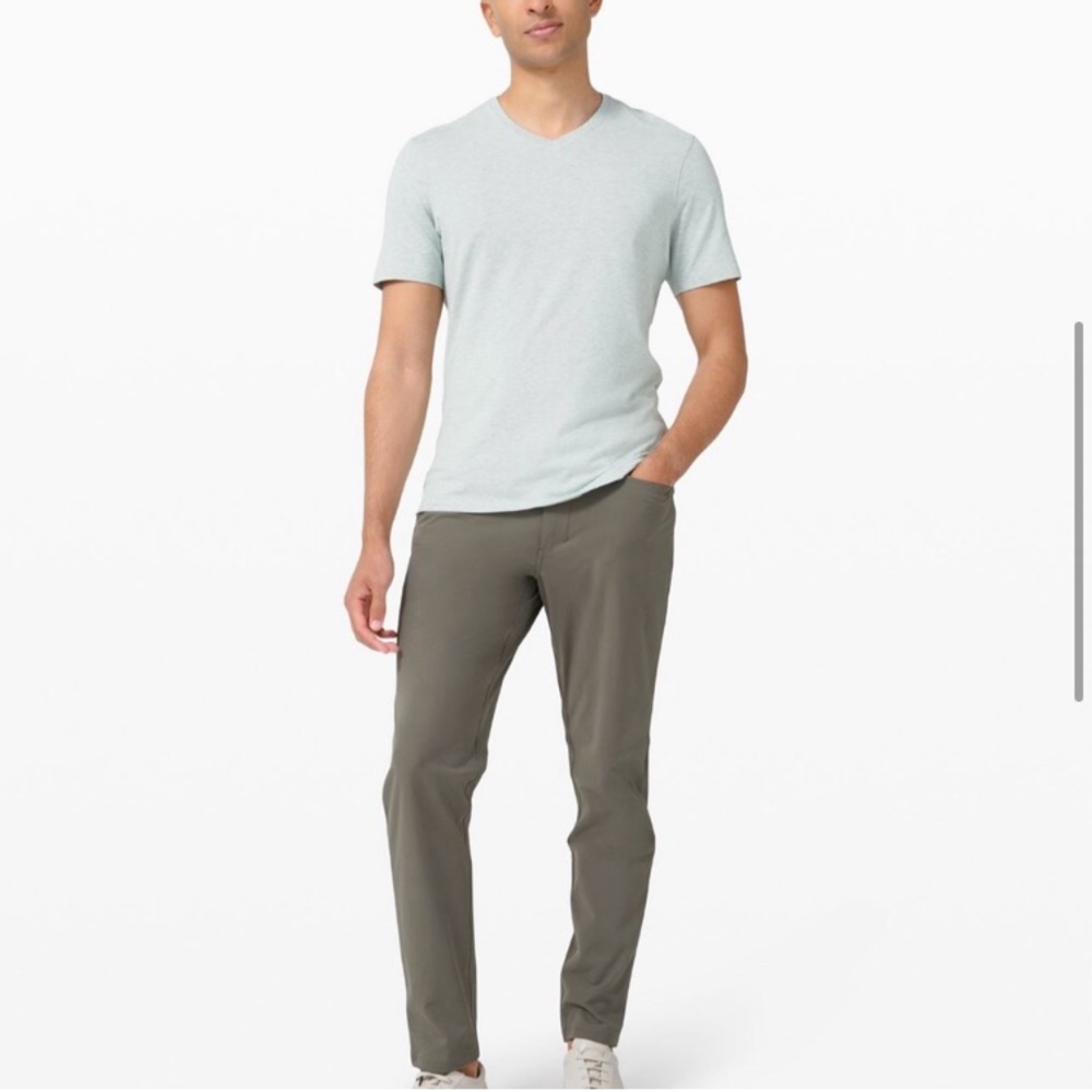 Lululemon Slim ABC Pants 30x32 Grey Sage